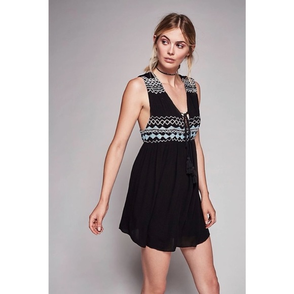 Free People Dresses & Skirts - Free People Embroidered Mini Dress
